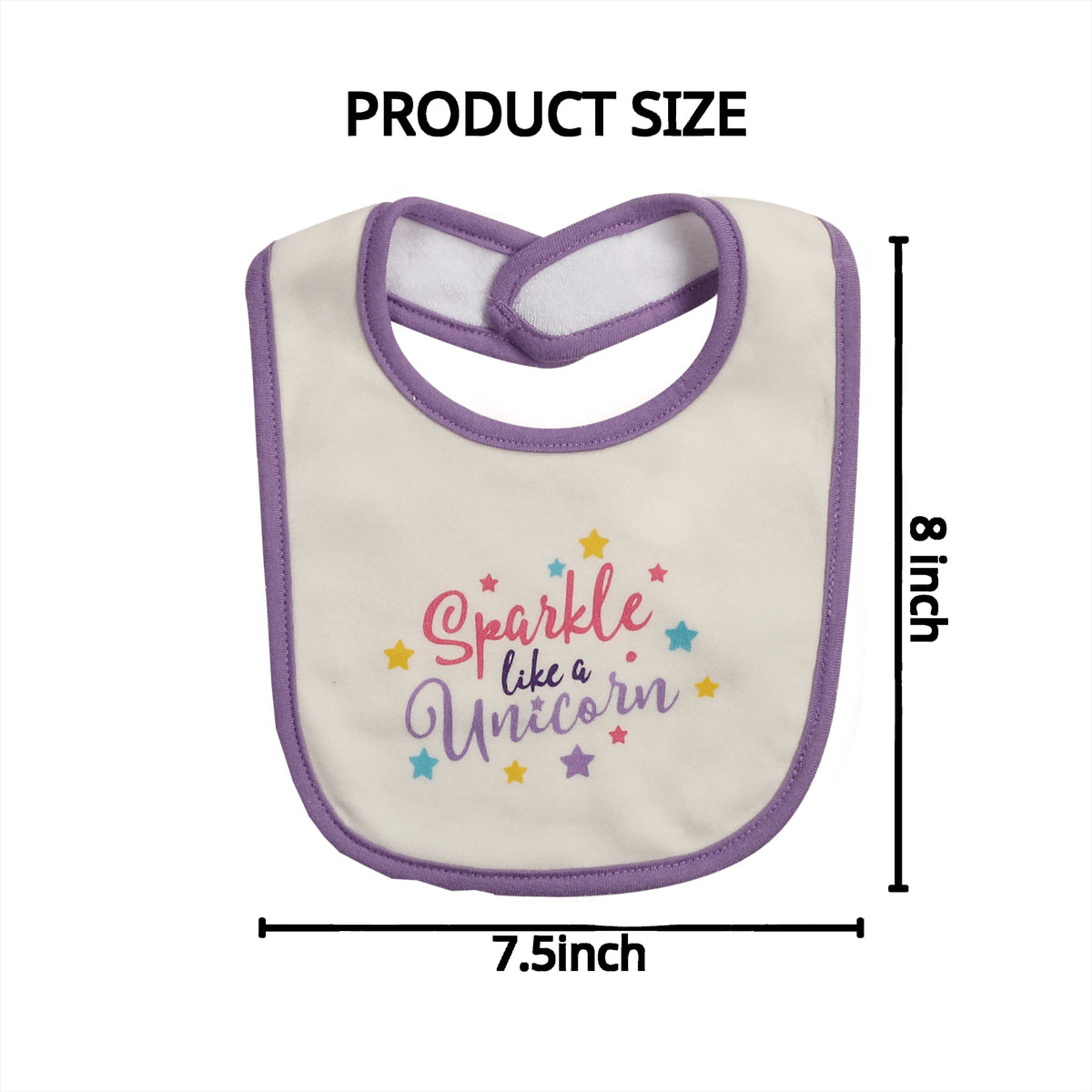 Cotton Baby Bibs in Five-Piece Cartoon Sets with Adjustable Neck Fastenings for Feeding and Daily Changes