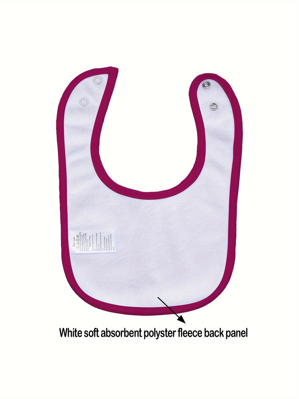 Muslin Baby Bibs in a 10 Piece Multicolor Set with Adjustable Snap Fastenings for Feeding and Drool