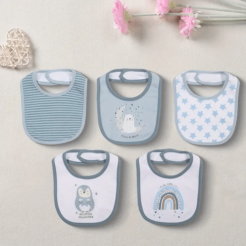 Baby Bib Set - Soft Absorbent Multipack – Cotton Outfit