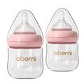 Baby Bottle - Anti-Colic Glass Oberni 4Oz