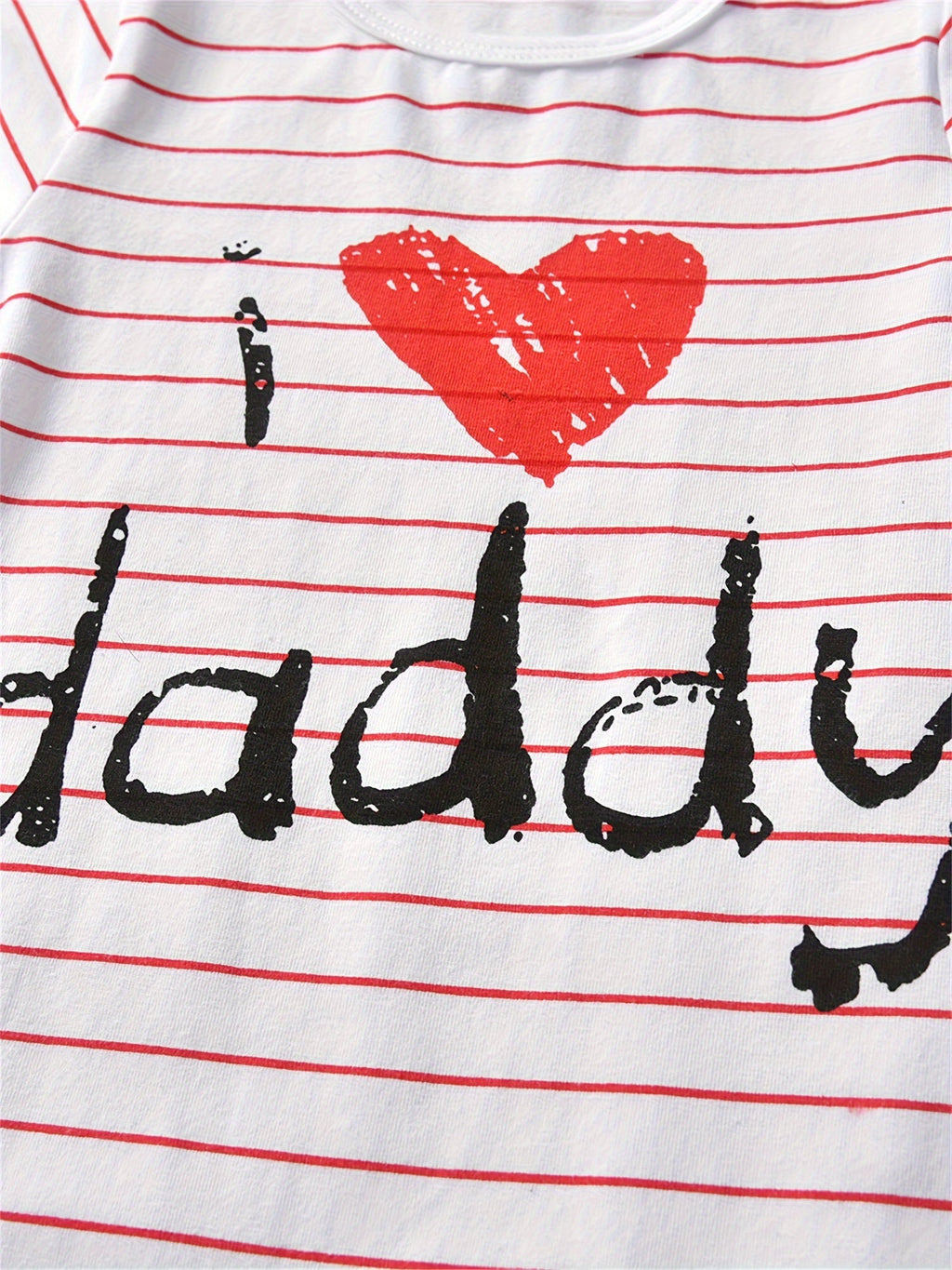 Baby Daddy and Mummy Footed Rompers 2-Pack with Long Sleeves and Family Slogan Prints for Everyday Outfits