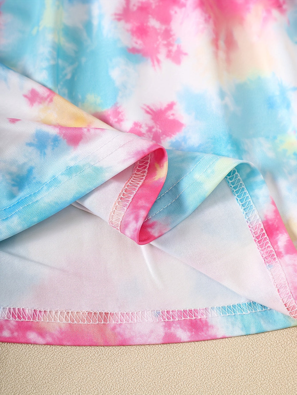 Girls' Printed Summer Dresses 4-Pack with Flutter Sleeves and Flared Skirts for Colorful Everyday Outfits