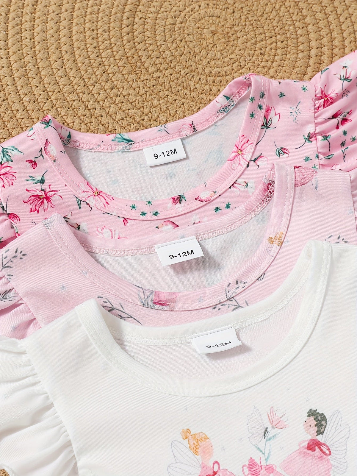 Baby Girl Dress Set - Coordinated Outfit – Sizes 9-12M–2-3Y