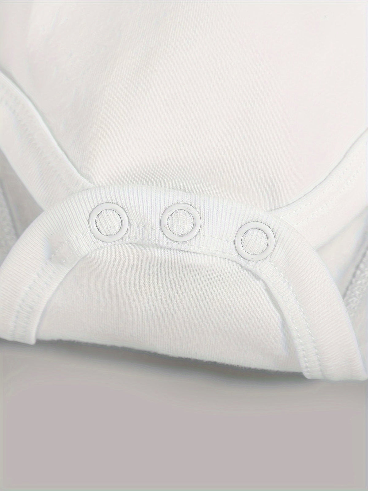 Baby Slogan Bodysuits 3-Pack in Black White and Gray with Short Sleeves and Crotch Snaps for Daily Outfits
