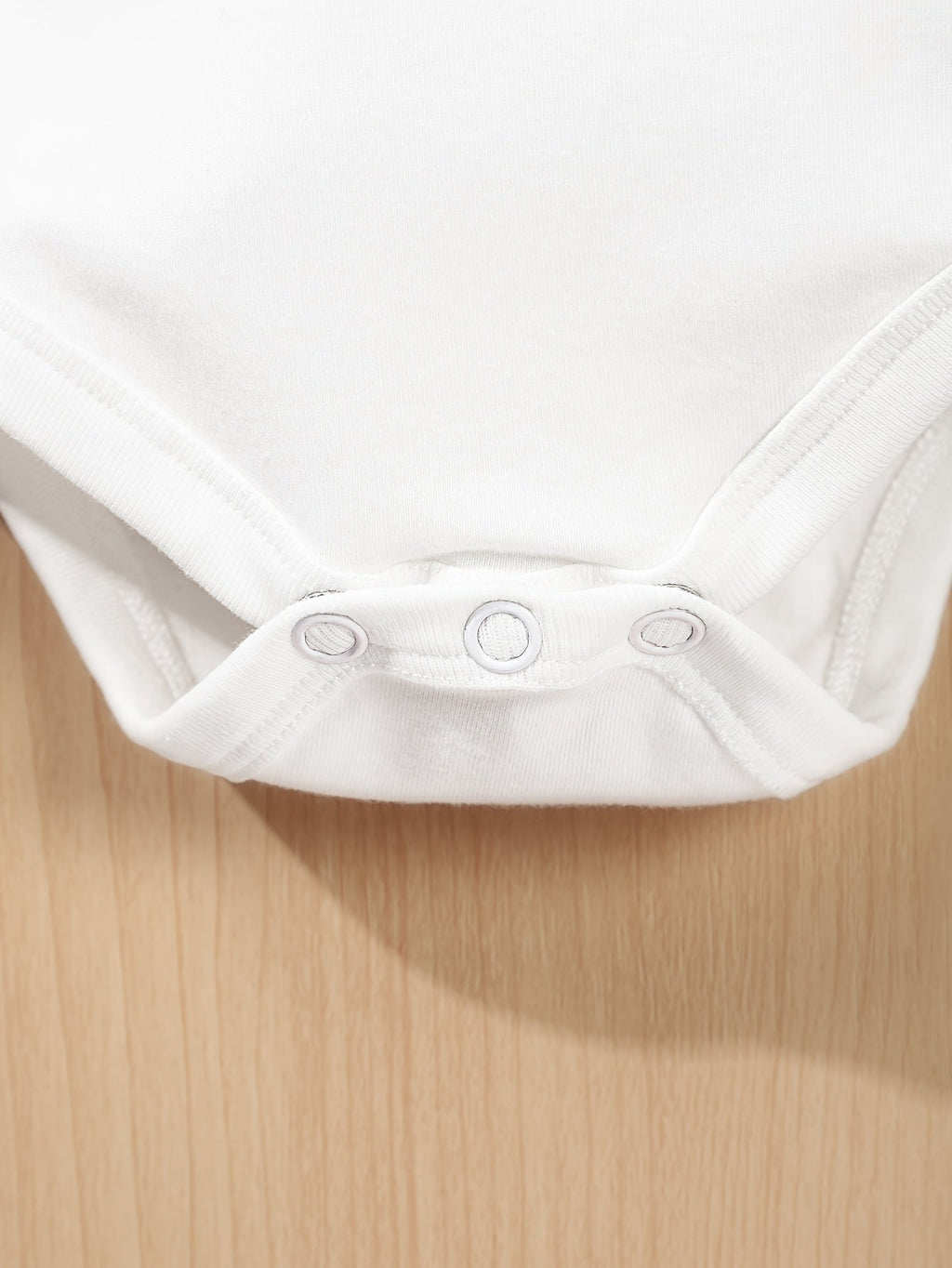 Baby Nine Months Slogan Bodysuit in White with Short Sleeves and Crotch Snaps for a Funny Everyday Outfit