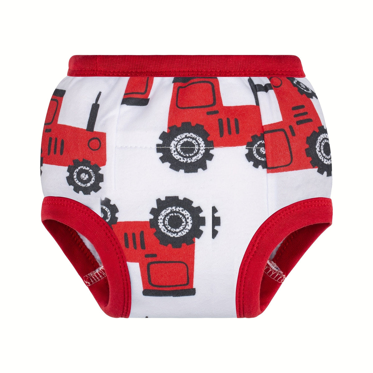 Boys' Cotton Potty Training Pants 6-Pack with Vehicle Prints and Elastic Waists for Daily Training