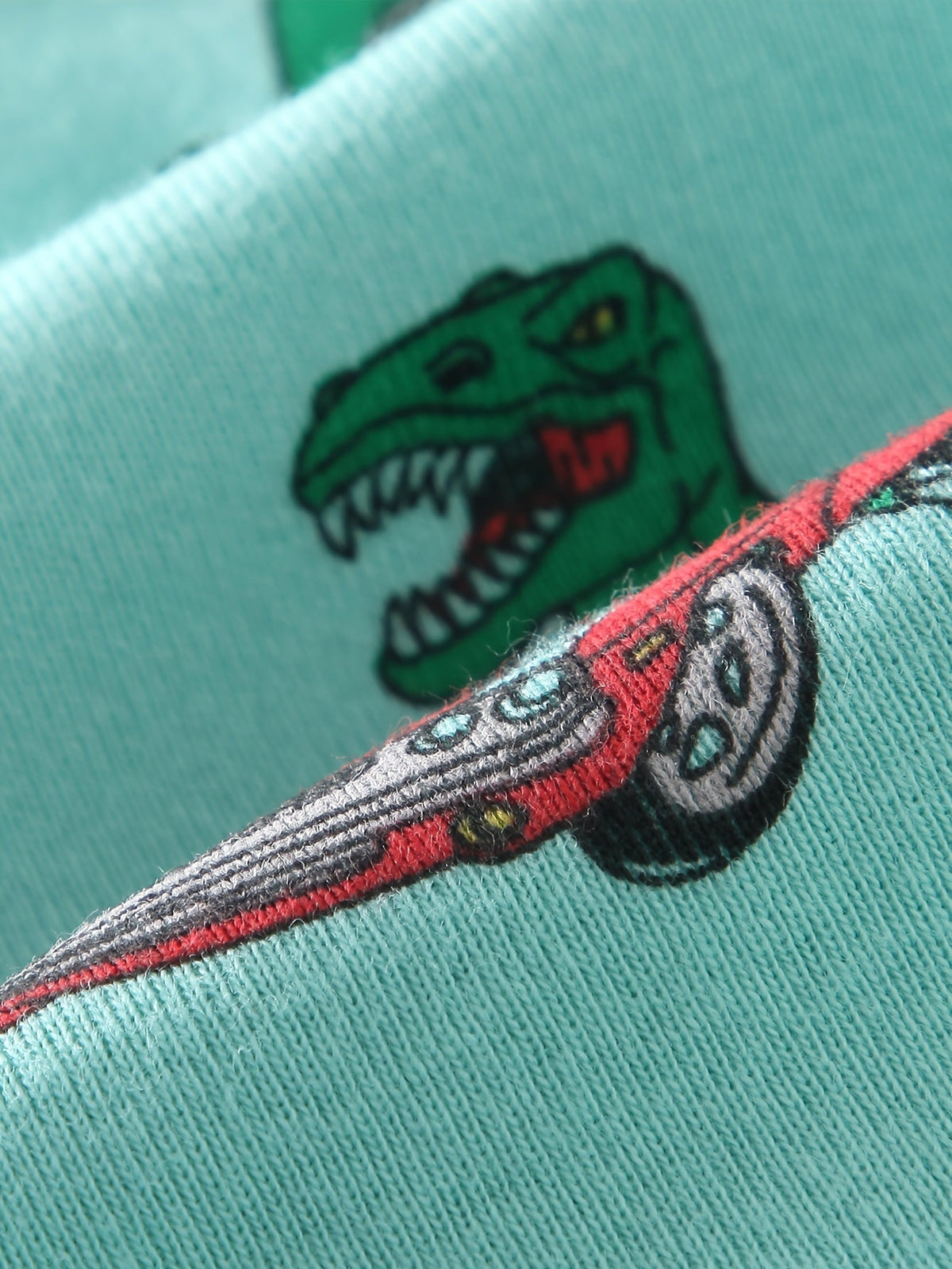 Boys' Dinosaur Boxer Briefs in a Six Pack with Colorful Sports and Car Prints for Everyday Underwear