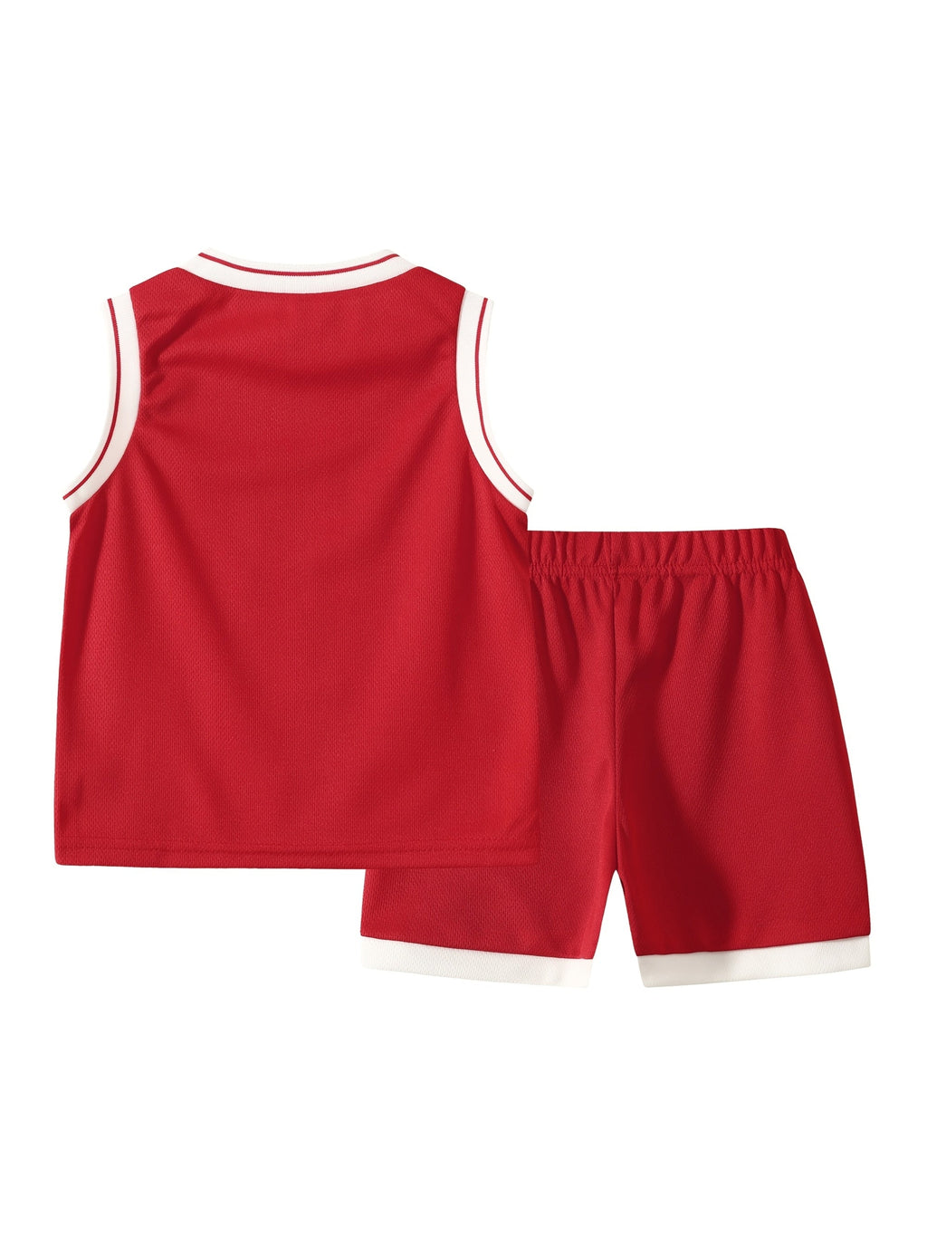 Boys' Game 33 Tank and Shorts Sets 6-Piece Pack with Contrast Trim for Casual Summer Outfits