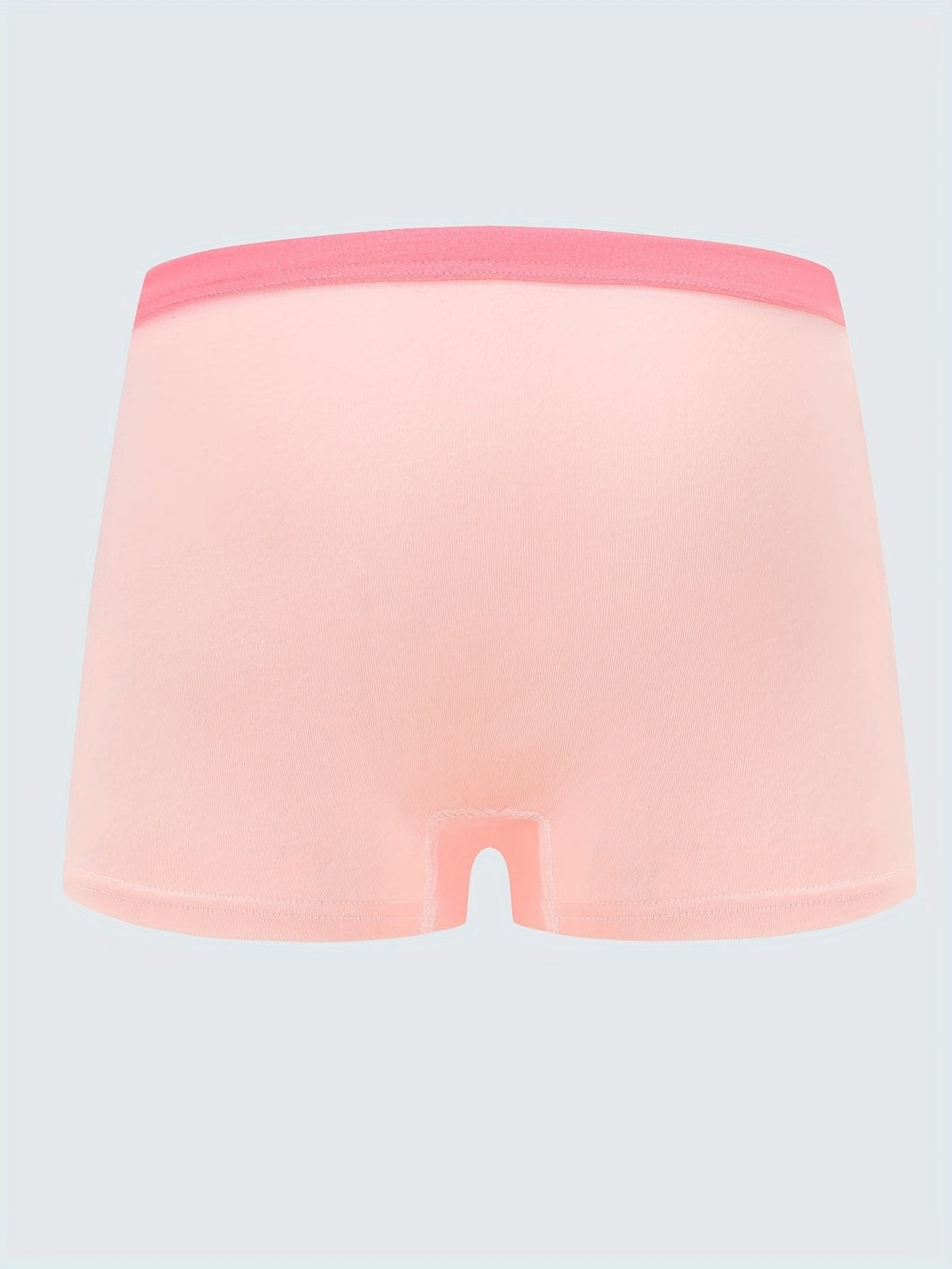 Girls' Ten-Pack Cotton Boxer Briefs in Random Cartoon Prints with Contrast Waistbands for Daily Changes