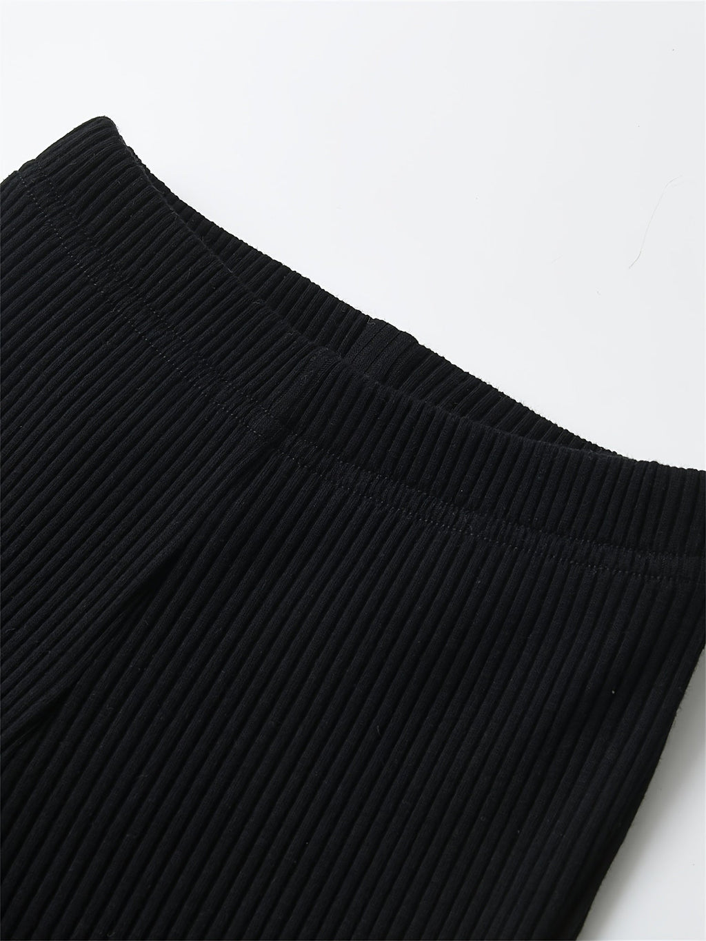 Baby Girls' Ribbed Flare Leggings 3-Pack with Ruffled Hems and Pull-On Waists for Everyday Outfit Pairing