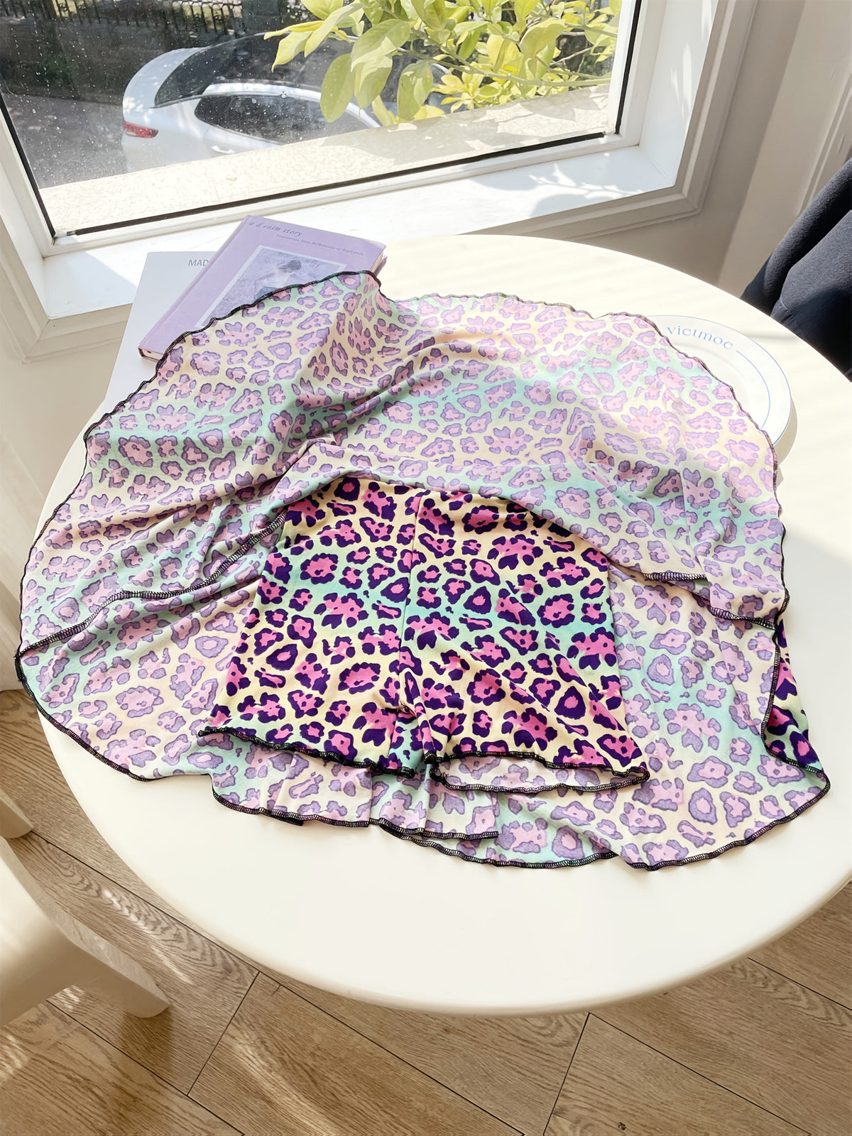 Girls' Stretch Skorts 5-Pack in Random Colors and Prints with Built-In Shorts for School and Casual Wear
