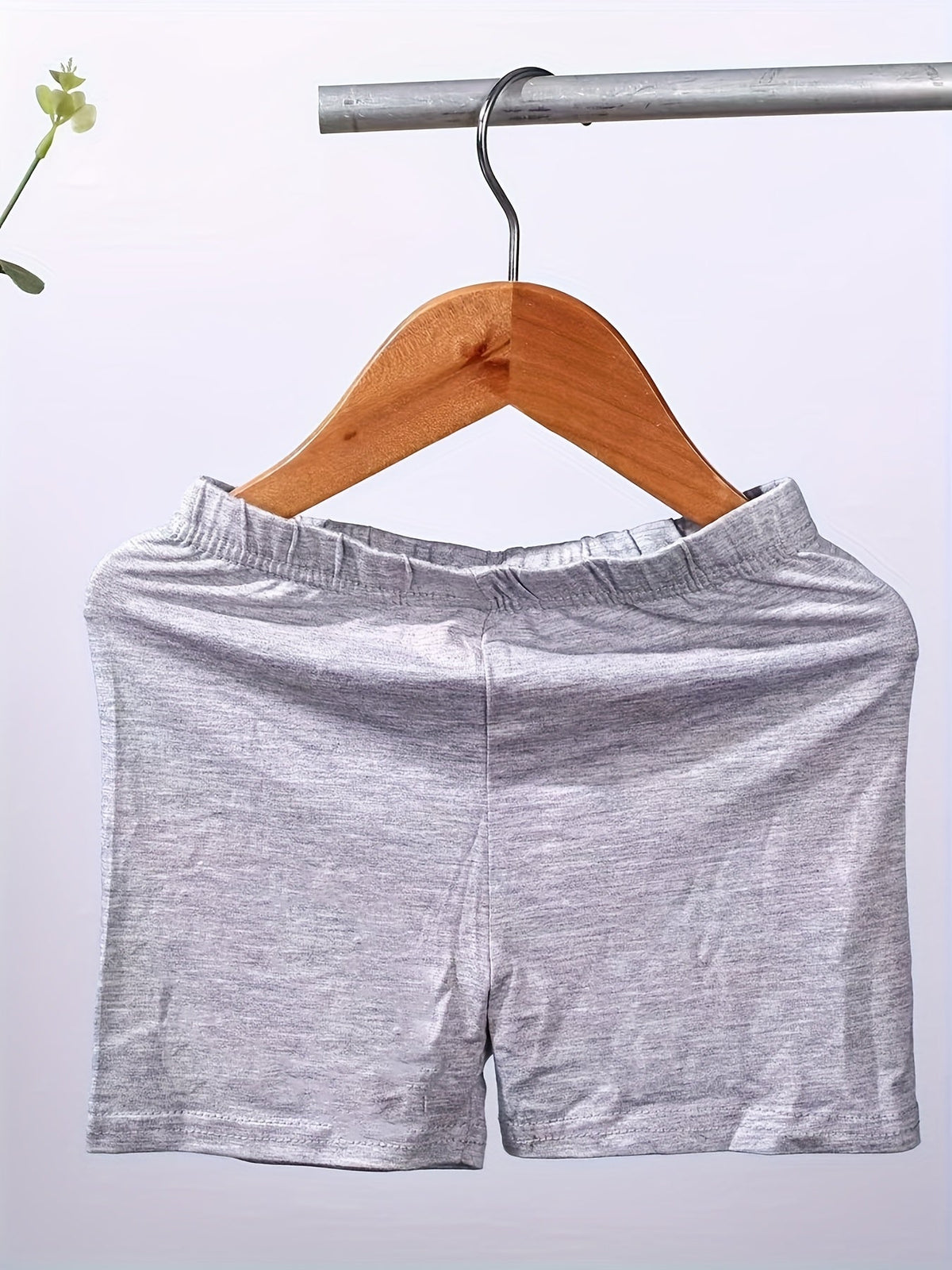 Girls' Modal Bike Shorts Eight Pack in Random Solid Colors with a Stretch Waist for Dance and Dress Layering
